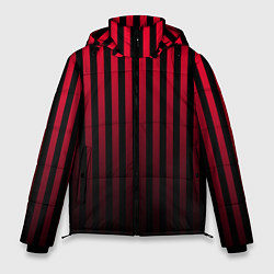 Куртка зимняя мужская Пикси полосы, цвет: 3D-красный