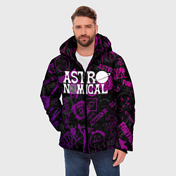 Куртка зимняя мужская TRAVIS SCOTT, цвет: 3D-черный — фото 2