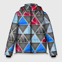 Куртка зимняя мужская ТРЕУГОЛЬНИКИ, цвет: 3D-черный