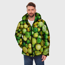 Куртка зимняя мужская Цытрусы, цвет: 3D-черный — фото 2