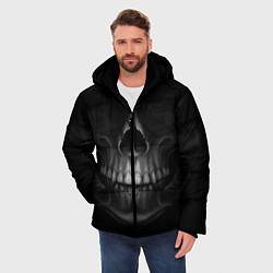 Куртка зимняя мужская Череп, цвет: 3D-черный — фото 2
