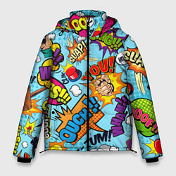 Куртка зимняя мужская COMICS ART, цвет: 3D-черный