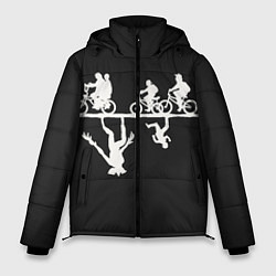 Куртка зимняя мужская Очень Странные Дела, цвет: 3D-черный