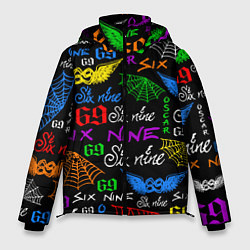 Куртка зимняя мужская 6IX9INE, цвет: 3D-черный