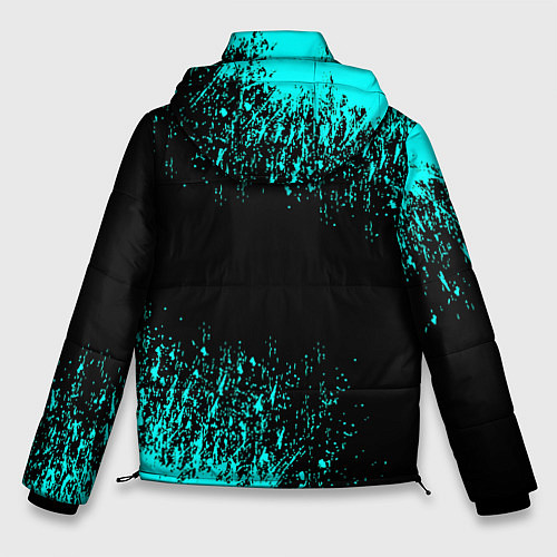 Мужская зимняя куртка Краска / 3D-Светло-серый – фото 2