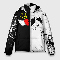 Куртка зимняя мужская Добро и зло, Payton Moormeier, цвет: 3D-черный