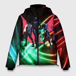 Куртка зимняя мужская Valorant Neon, цвет: 3D-черный