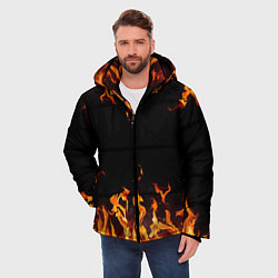 Куртка зимняя мужская FIRE ОГОНЬ, цвет: 3D-светло-серый — фото 2
