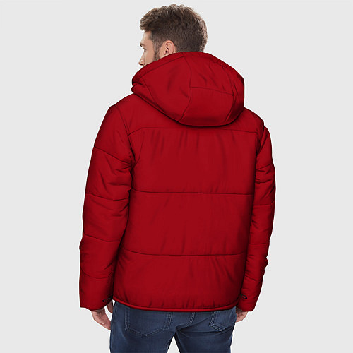 Мужская зимняя куртка Money / 3D-Красный – фото 4