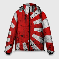 Куртка зимняя мужская ЯПОНСКИЙ ФЛАГ, цвет: 3D-красный