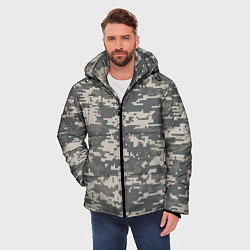 Куртка зимняя мужская Цифровой камуфляж, цвет: 3D-светло-серый — фото 2