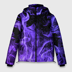 Куртка зимняя мужская ОГОНЬ НЕОН, цвет: 3D-черный