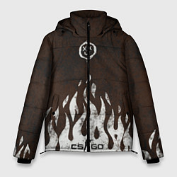 Куртка зимняя мужская Cs:go - Оксидное пламя, цвет: 3D-черный