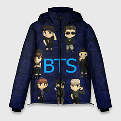 Куртка зимняя мужская BTS БТС, цвет: 3D-черный