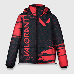 Куртка зимняя мужская VALORANT ВАЛОРАНТ, цвет: 3D-красный