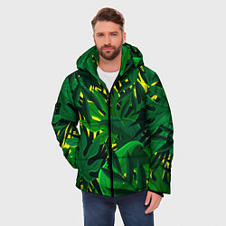 Куртка зимняя мужская В джунглях, цвет: 3D-черный — фото 2