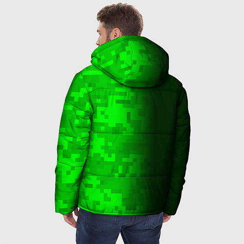 Мужская зимняя куртка MINECRAFT МАЙНКРАФТ / 3D-Красный – фото 4