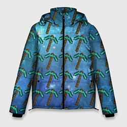 Куртка зимняя мужская Майнкрафт Кирка, цвет: 3D-светло-серый