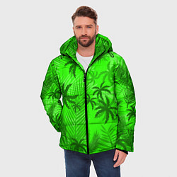 Куртка зимняя мужская ПАЛЬМЫ ЛЕТО TROPICAL, цвет: 3D-красный — фото 2