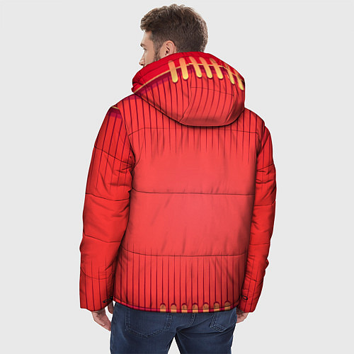 Мужская зимняя куртка BAYERN MUNCHEN / 3D-Красный – фото 4