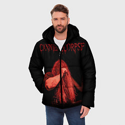 Куртка зимняя мужская Cannibal Corpse 6, цвет: 3D-красный — фото 2