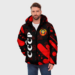 Куртка зимняя мужская СССР USSR, цвет: 3D-черный — фото 2
