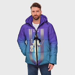 Куртка зимняя мужская The umbrella academy, цвет: 3D-черный — фото 2