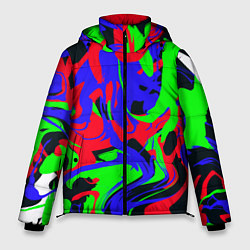 Мужская зимняя куртка Абстрактные краски
