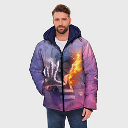 Куртка зимняя мужская Шото Тодороки, цвет: 3D-светло-серый — фото 2
