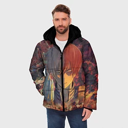 Куртка зимняя мужская Шото Тодороки, цвет: 3D-светло-серый — фото 2