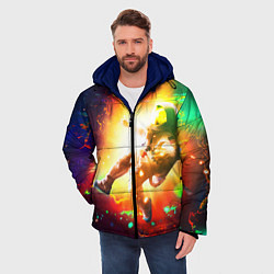 Куртка зимняя мужская Космонавт D, цвет: 3D-черный — фото 2