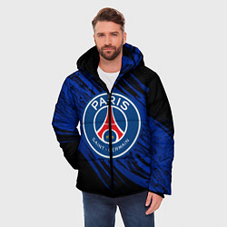 Куртка зимняя мужская ПСЖ, цвет: 3D-черный — фото 2