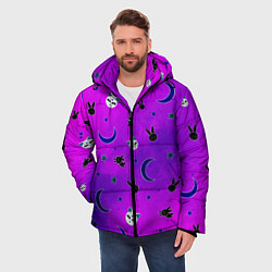 Куртка зимняя мужская GOTHIC SAILOR MOON, цвет: 3D-черный — фото 2