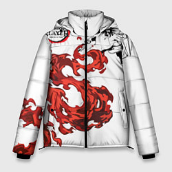 Куртка зимняя мужская Клинок, рассекающий демонов, цвет: 3D-светло-серый