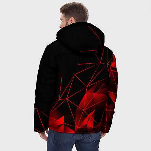 Мужская зимняя куртка HONDA / 3D-Красный – фото 4