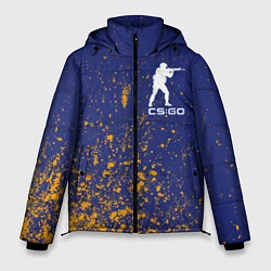 Куртка зимняя мужская CS GO КС ГО, цвет: 3D-черный