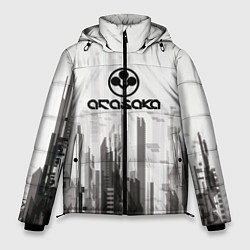 Куртка зимняя мужская Cyberpunk 2077 Arasaka, цвет: 3D-черный