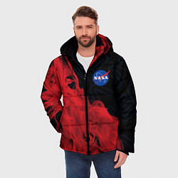 Куртка зимняя мужская NASA НАСА, цвет: 3D-красный — фото 2