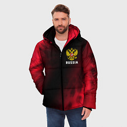 Куртка зимняя мужская RUSSIA РОССИЯ, цвет: 3D-черный — фото 2