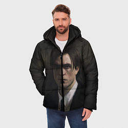 Куртка зимняя мужская Роберт Паттинсон, цвет: 3D-черный — фото 2