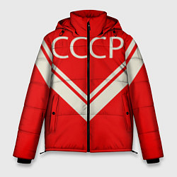 Куртка зимняя мужская СССР хоккейная форма, цвет: 3D-светло-серый