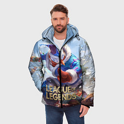 Куртка зимняя мужская League of Legends МАСТЕР ЙИ, цвет: 3D-черный — фото 2