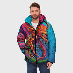 Куртка зимняя мужская HyperBeast, цвет: 3D-черный — фото 2