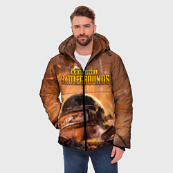 Куртка зимняя мужская PlayerUnknowns Battlegrounds, цвет: 3D-светло-серый — фото 2