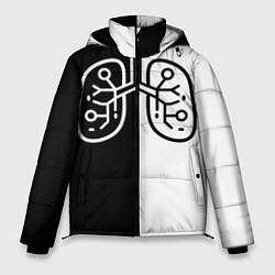 Куртка зимняя мужская ЛЕГКИЕ, цвет: 3D-черный