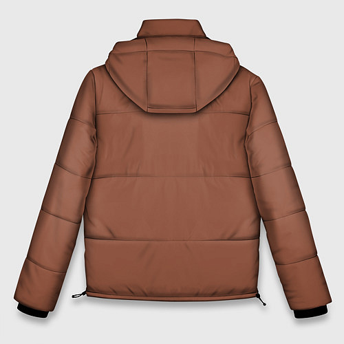 Мужская зимняя куртка Симметричный узор / 3D-Светло-серый – фото 2