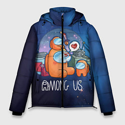 Куртка зимняя мужская Among Us Space, цвет: 3D-красный