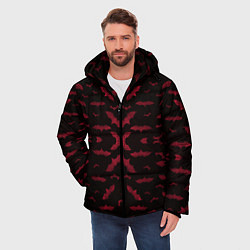 Куртка зимняя мужская HALLOWEEN, цвет: 3D-черный — фото 2