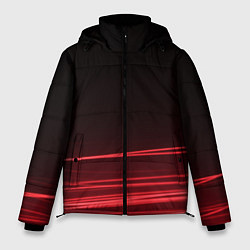 Мужская зимняя куртка Красное и Черное