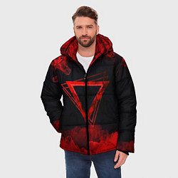 Куртка зимняя мужская FIRE, цвет: 3D-черный — фото 2